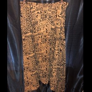 Tribal print skirt